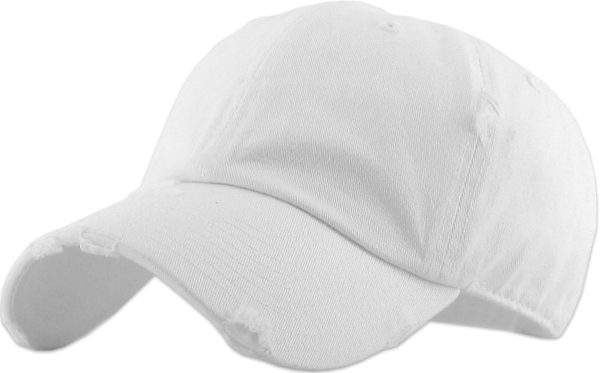 Vintage Washed Distressed Cotton Dad Hat Baseball Cap Adjustable  Trucker Unisex Style Headwear