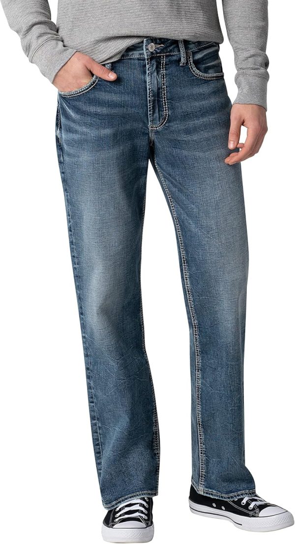 Men's  Relaxed Fit Straight Leg Jeans